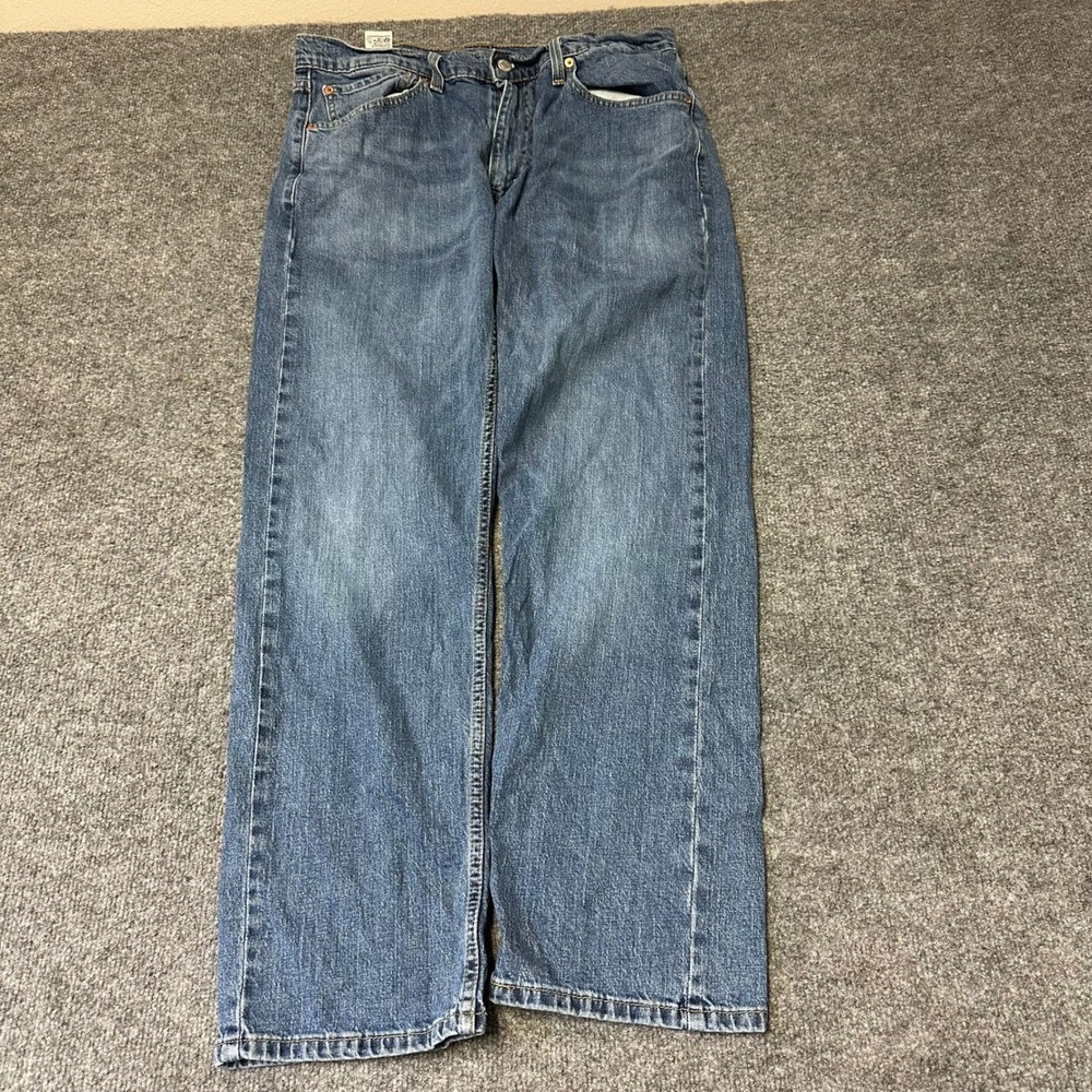 Levi's Jeans Mens Size 36x29 Blue 505 Regular Fit Straight Leg Denim Casual